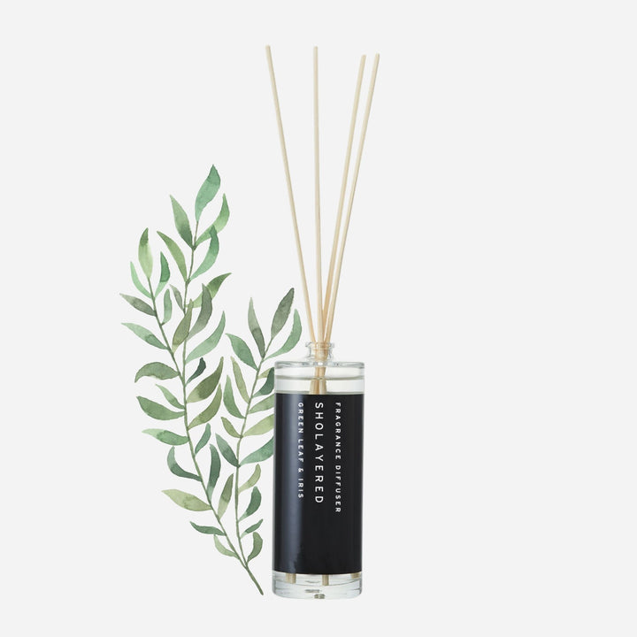 Green Leaf & Iris Reed Diffuser