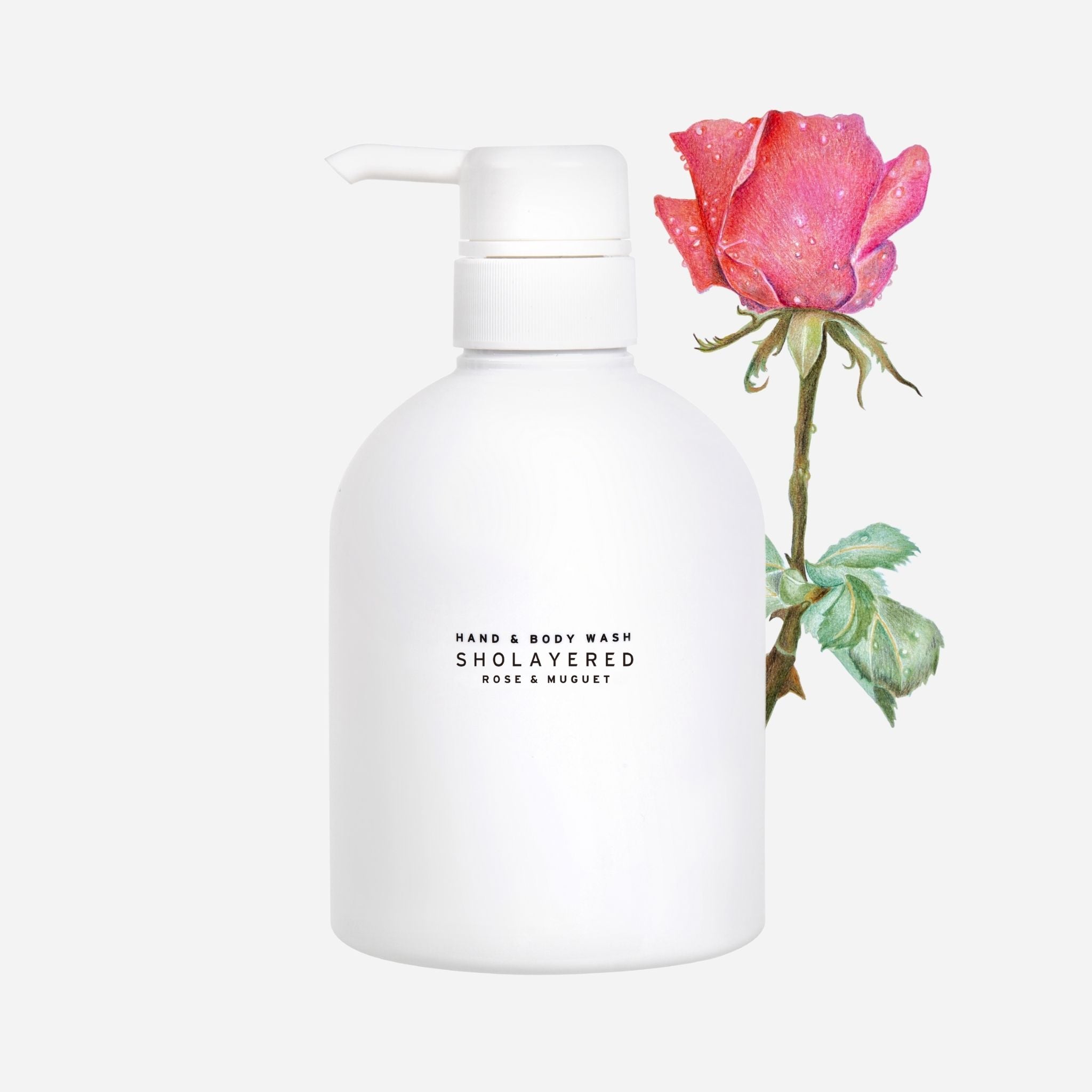 Sholayered Rose & Muguet Hand & Body Wash – Normcore Fragrance