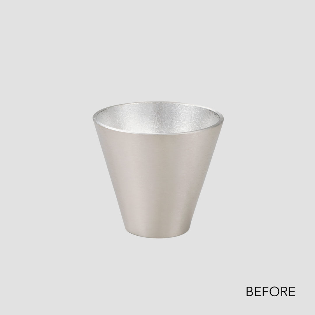 DIY Kit - Hammered Tin Sake Cup