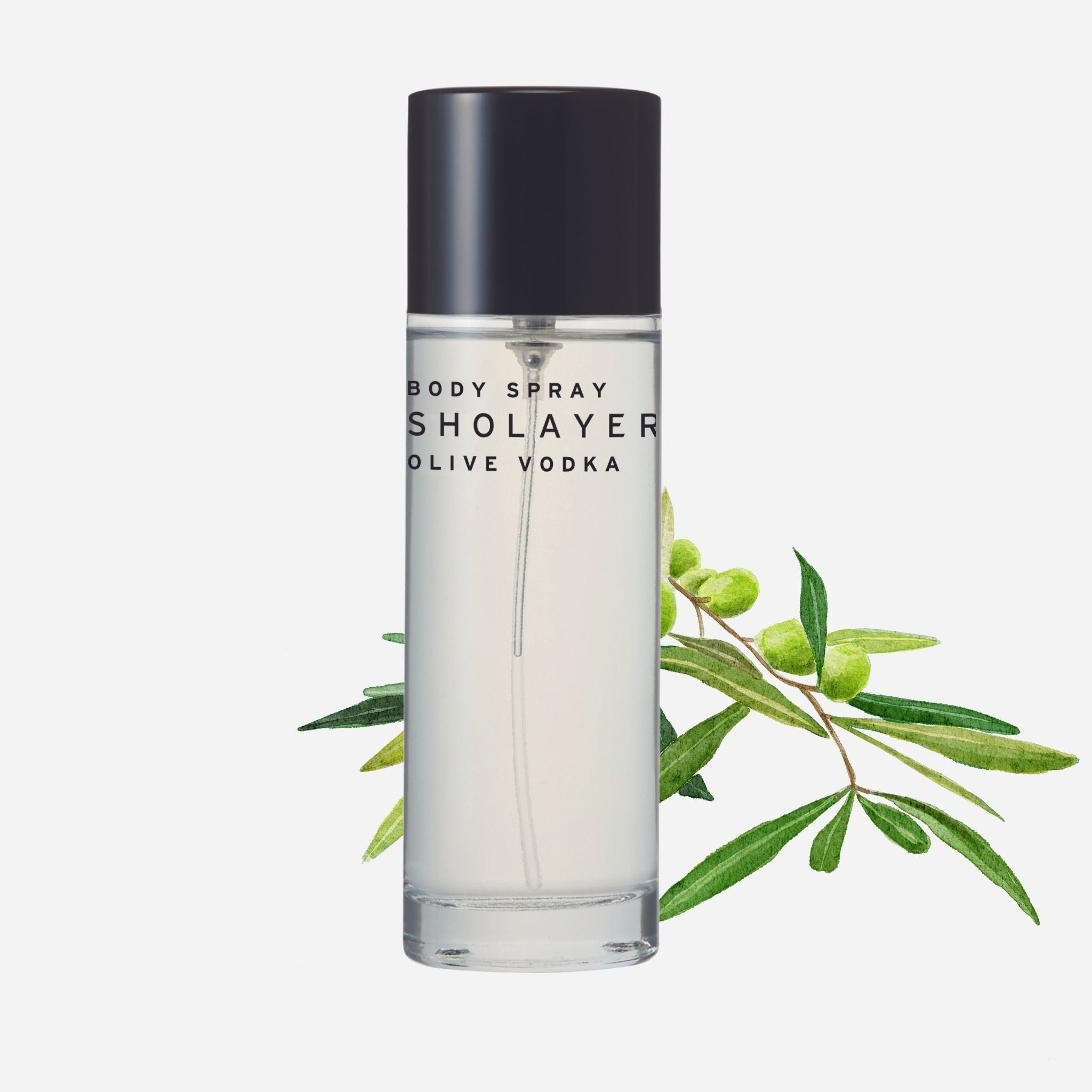 SHOLAYERED Olive Vodka Body Spray – Normcore Fragrance