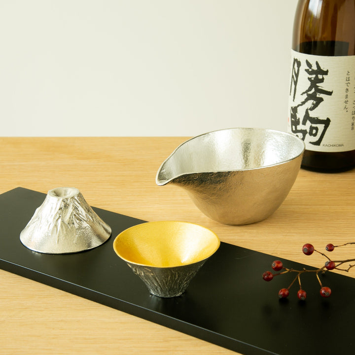 Sake Cup Fujiyama Gold